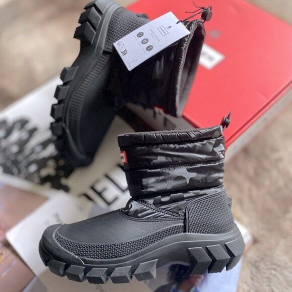 Hunter Intrepid Insulated Camo Short Snow Boots - Picture 6 of 13